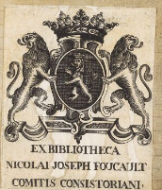 bibale_img/2023-04/84-300-full-BlasonExbibliothecaNicolaiJosephFoucaultComitisConsistoriani_pagegardegauche_vue4_ChroniquesArtusRichemont_L0095.jpg